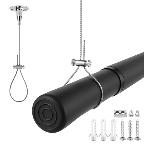 AYAYGD Ceiling Mounted Shower Curtain Rod Support
