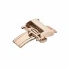 Ewatchparts 18mm Deployment Buckle Clasp Compatible With Longines Classic Watch Leather Strap Rose Gold