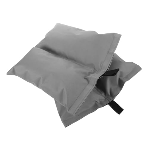 Warmhm 2stücke Zwei Starke Sandsäcke Für Sonnenschirme Und Zelte Wetterfeste Gewichtstaschen Aus Strapazierfähigem Oxford- Leicht Zu Befüllen Mit Sand Oder Steinen Für Stabilen Halt Im Fr