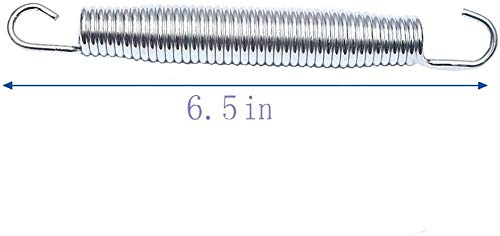 10 Pcs Ressorts de Trampoline Ressorts en Acier Galvanisé Kit de Remplacement Crochet à Ressort Accessoires de Tambour