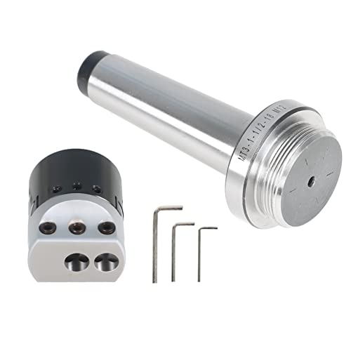 Cabeça de mandrilar de torno de 5 cm MT3-Metric 12 eixos cônicos para fresadoras e fresadoras CNC co