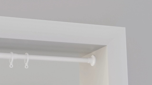 Accordion Door Curtain Set - 100% Blackout, with Curtain Rod Included, for Bedroom Privacy Protection (Black-43 W x 78" L+Rod)