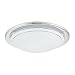 Produktbild EGLO Deckenlampe Planet 1, 1 flammige Wandleuchte, Deckenleuchte aus Stahl, Farbe: Chrom, Glas: Weiß lackiert, Fassung: E27