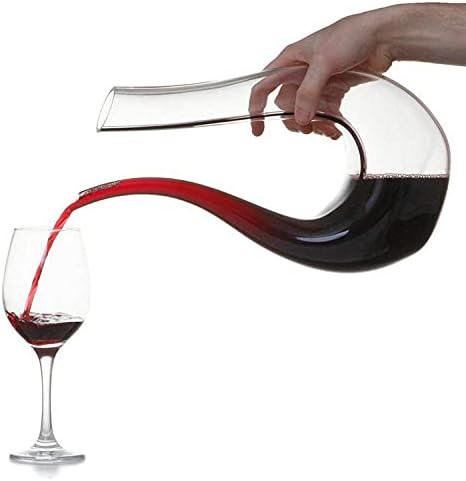 Daily Accessories Crystal Glass Decanter Personalized Creative red Wine Dispenser Decanter harp u Shaped swan Pot Household Wine Set A1 image 3