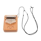 Kisangel Tragbares Kalimba Daumenklavier mit 9 Tasten Leicht zu Lernen für Anfänger Vielseitiger Klang Musikinstrument für Schule und Reisen