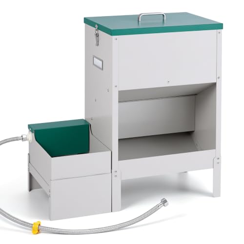 40-50lb Raised Dog Feeder with 6L Water Bowl