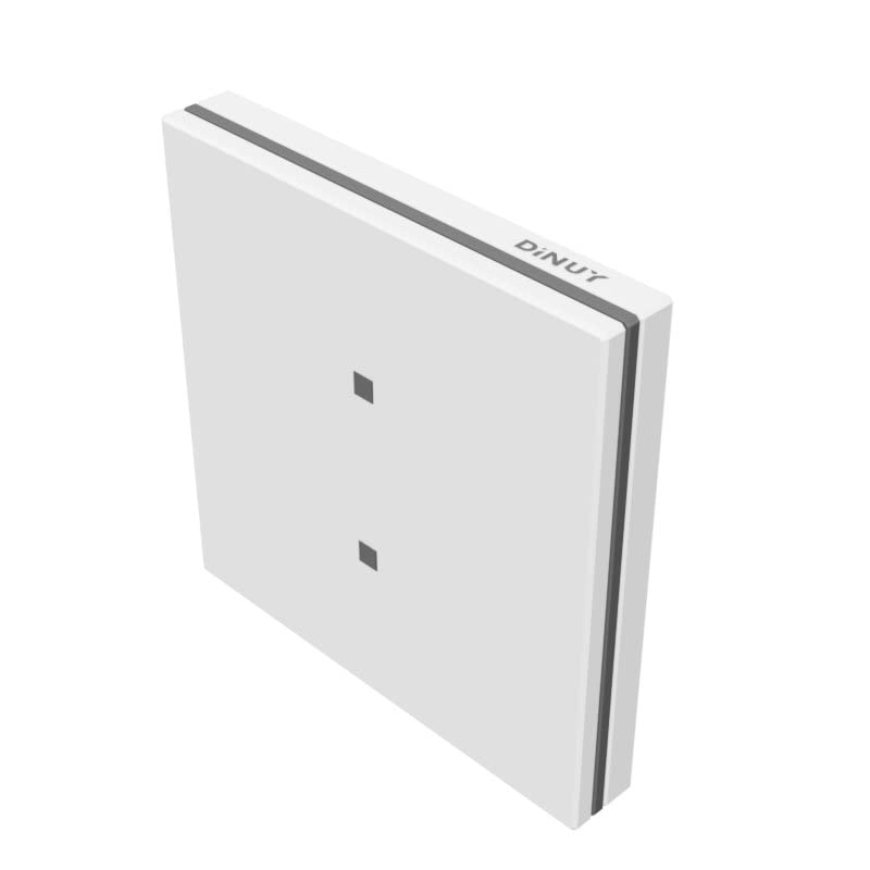 Bouton poussoir Laüka Dotcristal blanc design chic DINUY cadre Chrome