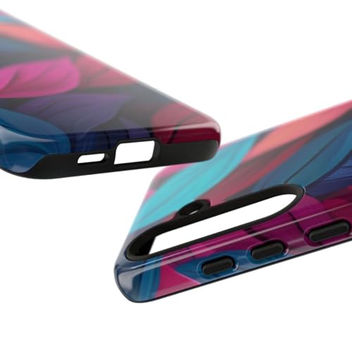 Coque Galaxy S24 Plus design feuilles colorées pour votre style