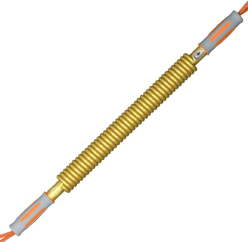 Barra Power Twister da 30 kg a 140 kg, espandibile per Il Torace, con Doppia Molla, per Esercizi con Le Braccia, Barra per l'allenamento della Forza della Parte Superiore del Corpo, per Petto, Spall