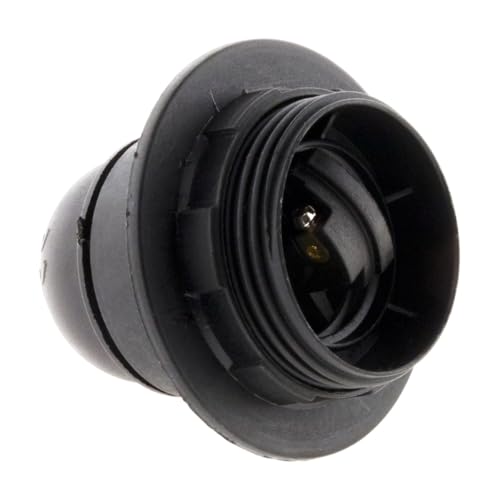 Douille E27 + bague - noir - Zenitech