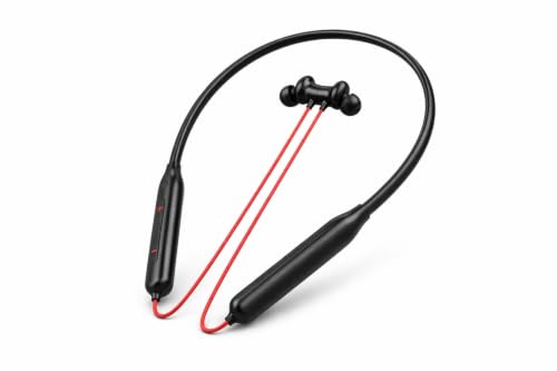 Image of Wireless Bluetooth Neckband Earphones with Mic | Magnetic Earbuds | Deep Bass Stereo Sound | Fast Pairing | Sweat Resistant | Lightweight Neckband Headset | Compatible with Android & iOS