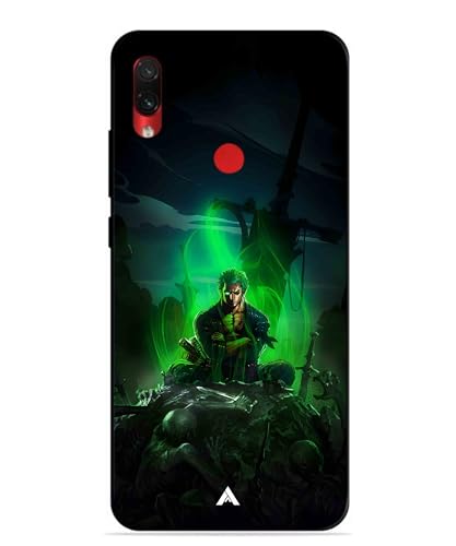 Image of Premium Anime 1 Case for Xiaomi Redmi Note 7 (Glossy Finish) Soft-Touch Metal TPU Back Cover, Shockproof, Designer, Aesthetic Mobile Phone Case