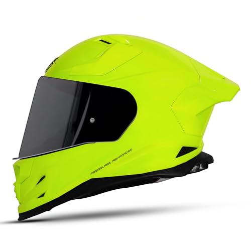 Image of Steelbird SBH 61 SXE Pinlock ISI and Dot Certified Full Face Helmet for Men and with Inner Silver Sunshield