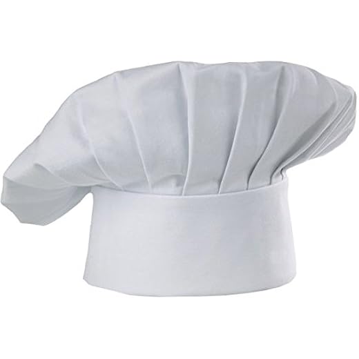 Kids White Chef Cap (5-10 Years)