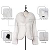 Fur Story Women's Genuine Rabbit Fur Coat Fuzzy Wa... #3