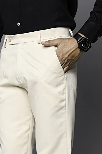 Image of Franko Roger Men Slim Fit Cotton Blend Trousers