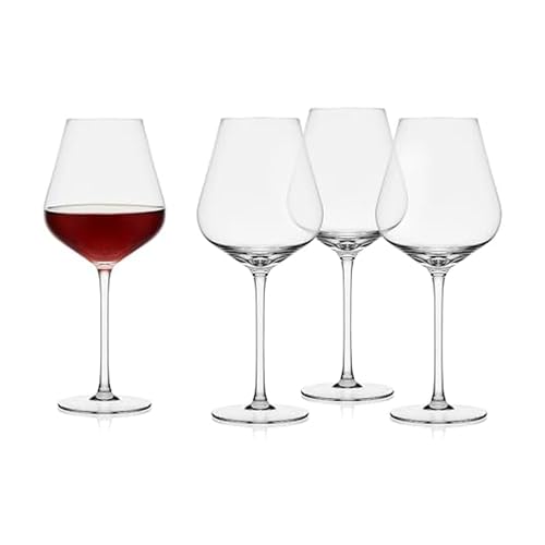 Mikasa Samantha Red Wine Glass, Set of 4, 24 Ounce, Clear