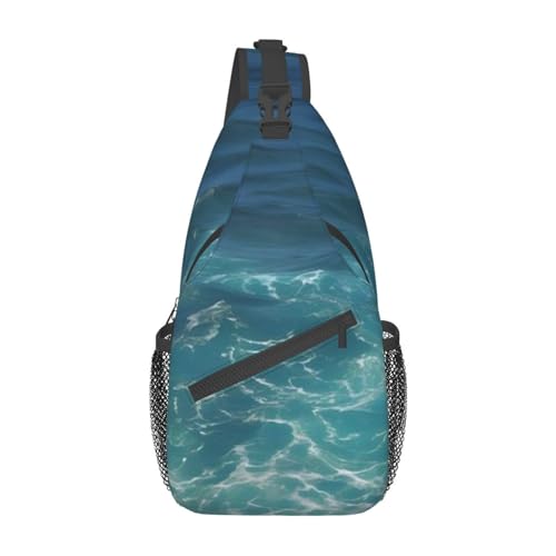 Sac à dos à bandoulière mixte noir et bleu réglable pour voyage et loisirs