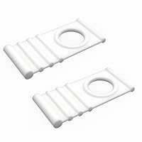 Sintrix Fab 2 x Ersatz-Zuglasche für Rollo, kompatibel mit Dometic Seitz Wohnwagen Springrollo, Griff für Wohnmobil Caravan Jalousie Fliegengitter, passend für Knaus Fendt Kraus Verdunkelungsrollo