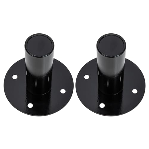 BESPORTBLE Bases de Hierro para Altavoces de Escenario 2 Piezas Soporte para Subwoofer y Amplificador Almohadilla de Base de Altavoz Resistente y Práctica para Cine en Casa y Eventos