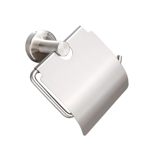 SEWACC ステンレス製浴室用トイレットペーパーホルダー 壁掛け式 シンプルで耐久性があり おしゃれなブラッシュド仕上げ 台所 トイレ 店舗