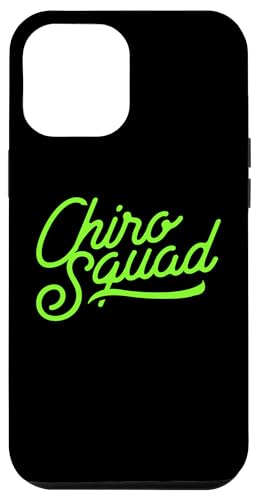 Carcasa para iPhone 13 Pro Max Chiro Squad Back Spine Subluxación Quiropráctico Divertido Diseñador