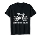 Rennradfahrer Geschenk KONDITION STATT ELEKTRON