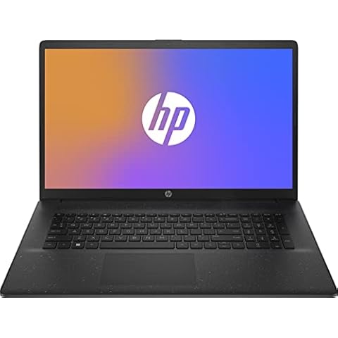 HP Laptop | 17,3" HD+ Display | Intel Pentium Gold 7505 | 8 GB DDR4 RAM | 256 GB SSD | Intel UHD Grafik | Windows 11 Home | QWERTZ Tastatur | schwarz | mit HP Fast Charge Cover