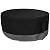 Sunnydaze Heavy Duty Round Outdoor Fire Pit Cover with Drawstring - 300D Polyester Material - Black/Gray - 40-Inch x 18-Inch