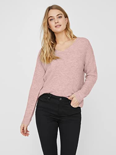 VERO MODA VMCREWLEFILE LS V-Neck Blouse NOOS – Ansicht 3