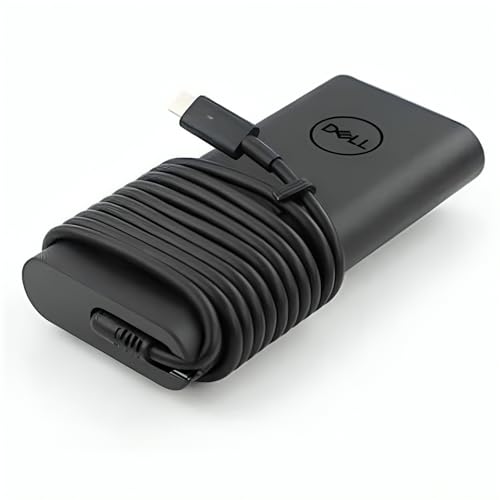 Image of Dell 65W USB-C AC Adapter Without Power Cord Fast Charging Power Supply Compatible with Dell Inspiron, Vostro, Latitude & XPS Series (Part Code: 1P49R)