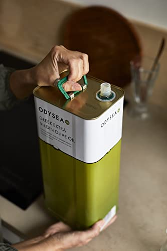 Odysea Greek Extra Virgin Olive Oil Tin, 5 Litre