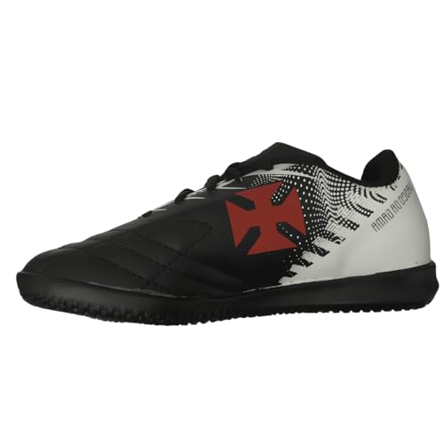 Chuteira Infantil Vasco Original Oxn Avanti 2 Indoor X-Pro (Preto, BR, Criança de 4 a 8 anos, Numéri