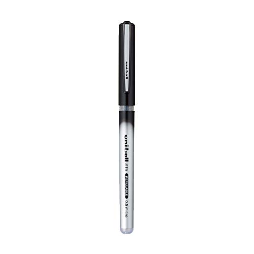 Image of uni-Ball QWiK Refill UB 215 0.5mm Roller Ball Pen | Black Ink, Pack of 12