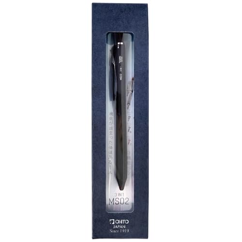 Stylo multifonction OHTO MS02 tout métal, le compagnon idéal pour vos réunions et notes - 3