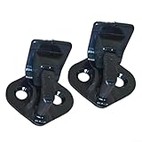 Zeroupshop Repuesto de pasador de cerradura de puerta resistente para Ford F-150/F-250/F-350 Super Duty 1999-2016, acero y goma con diseño atornillado para mejorar el compromiso del pestillo