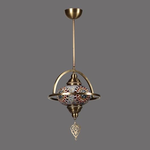 Lustre avec corps en métal Opviq capuchon en verre culot E27 40W