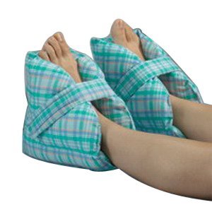 826115 - Posey Heel Pillows, Blue Pastel Plaid - 1/Pair
