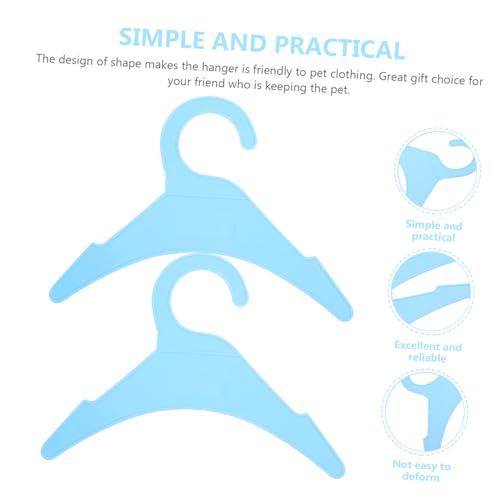 ORFOFE 10stücke Haustier Kleiderbügel Aus Kunststoff Robuste Hängemöglichkeit Für Katzen Und Hundefashion Platzsparend Und Leicht Für Kleine Tierbekleidung