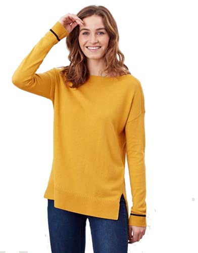 Joules Women's Slash Neck Sweater, Ochre #TOP17