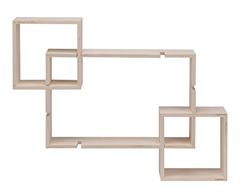 Glorex GmbH Cornice di Design in Legno rechteck3st 40 x 25 x 10 cm/18 x 18 x 10 cm