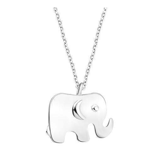 Sofia Milani - Damen Halskette 925 Silber - Elefant Anhänger -...