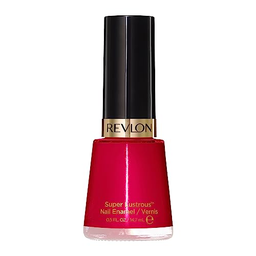 REVLON Glossy Finish Nail Enamel, Revlon Red, 0.5 Fluid Ounces