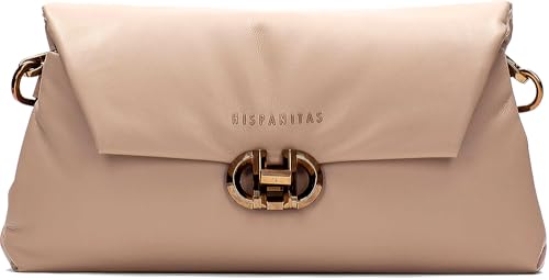 Hispanitas Para Mujer. BI254157 Bolso Covent Beige (Osfa), Casual, Poliuretano