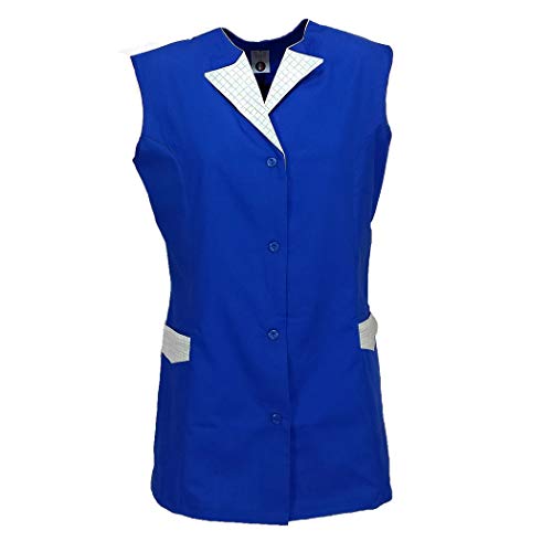 Fratelli Ditalia Blouse d'été pour femme, manches longues, respirantes, légères L Bleu roi Cover