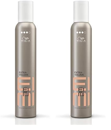 Wella Professionals EIMI Extra-Volume | Espuma Profesional Fijadora y Volumizante de Fijación Fuerte | 300 ml (Paquete de 2)
