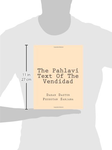The Pahlavi Text Of The Vendidad: Zand-i Javit Sheda Dad (Persian Edition)