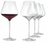 AIDA Connoisseur Extravagant Brighter REDVINE Glass - 71 CL - 4 PCS - GIFTBOX (16100)