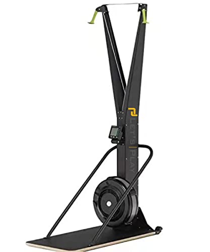Let's Play® Ski Exercise Machine for Home Gym – Full Body Cardio Ski Trainer with Adjustable Resistance, LCD Monitor & Non-Slip Foot Pedals discount deal