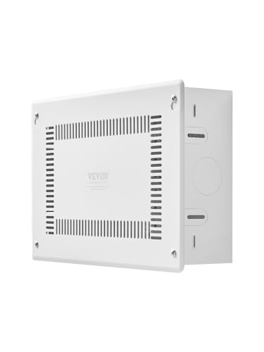 VEVOR Structured Media Enclosure, 9-Inch, Recessed in-Wall Media Box with